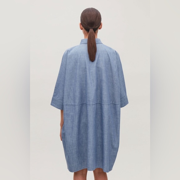 COS Boxy Denim Shirt Dress - Picture 9 of 12